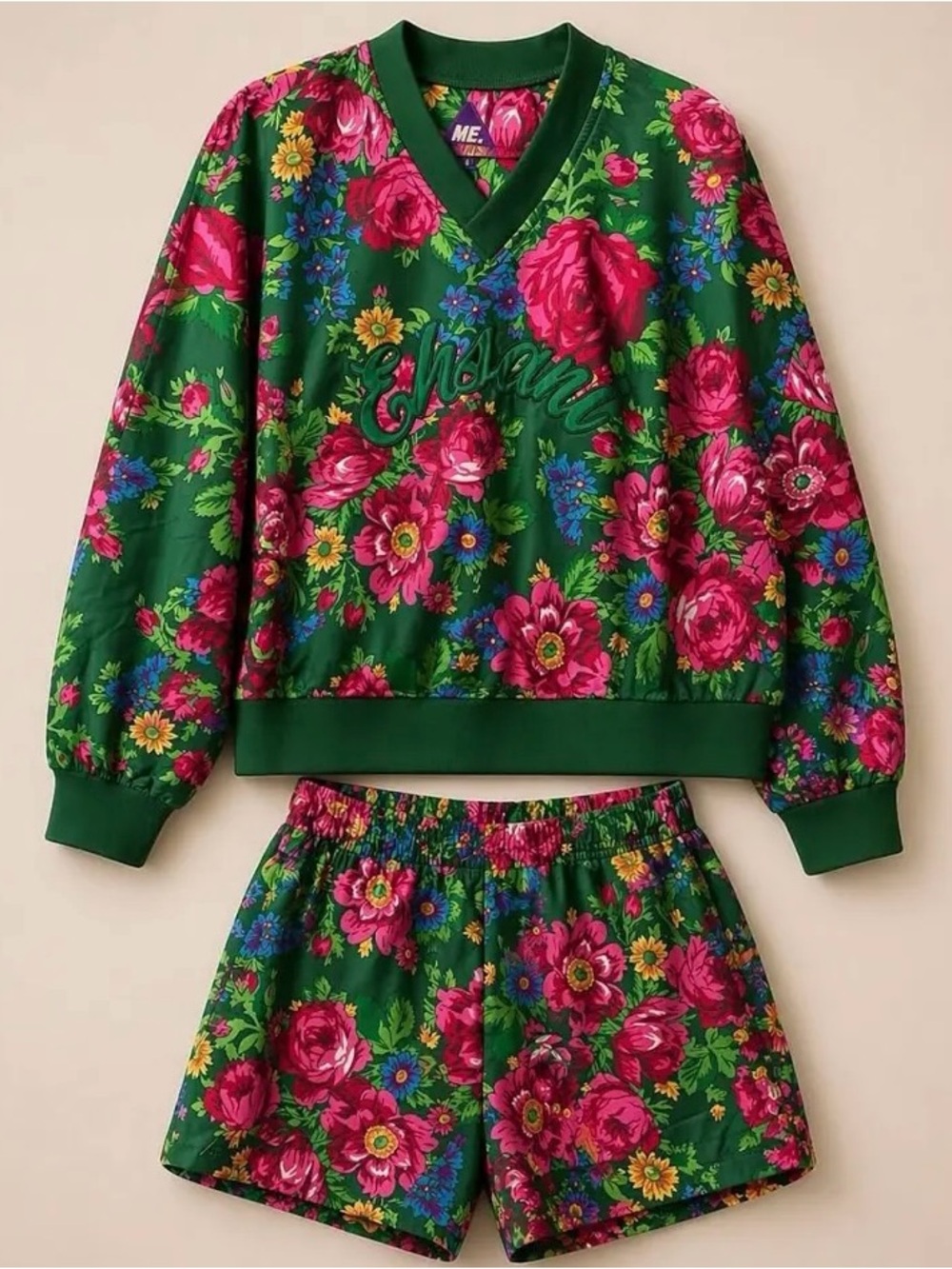 Melody Ehsani Nylon Floral Set